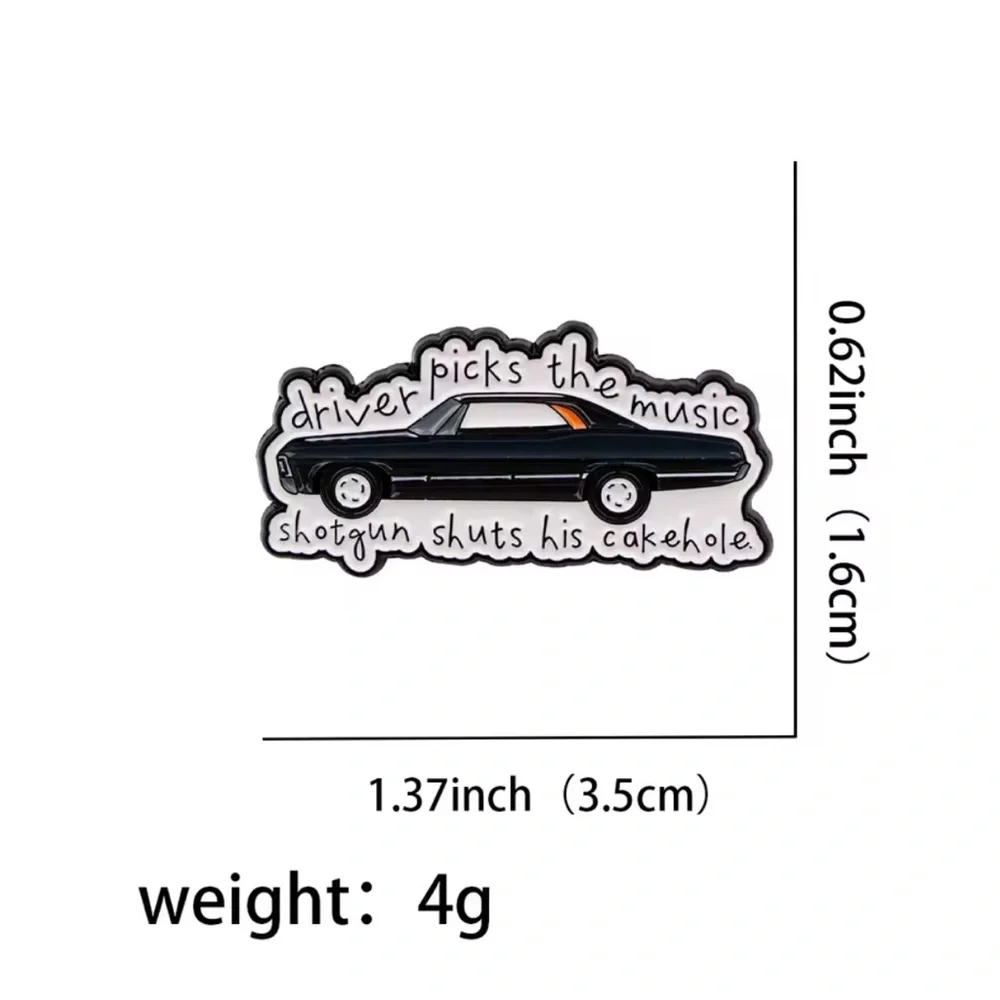 Supernatural TV Show Dean Winchester Enamel Pin